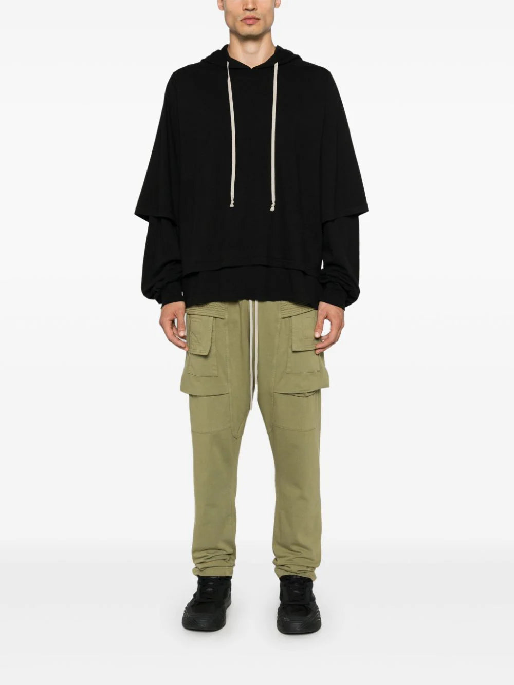 Rick Owens DRKSHDW Hustler hoodie Prezzo di fabbrica