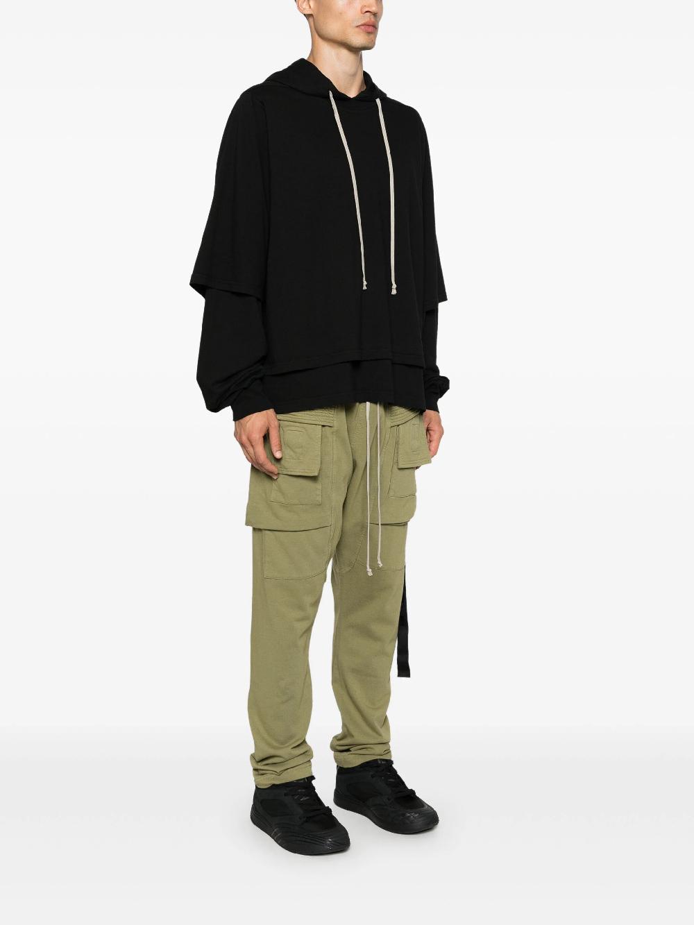 Rick Owens DRKSHDW Hustler hoodie Prezzo di fabbrica