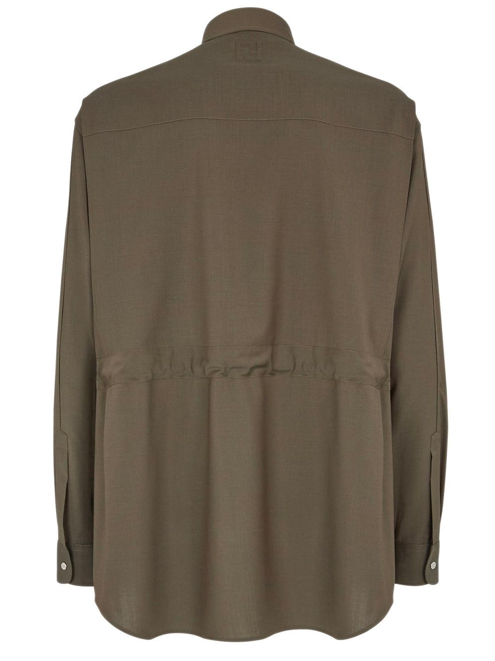 FENDI Wool overshirt Flash Sale