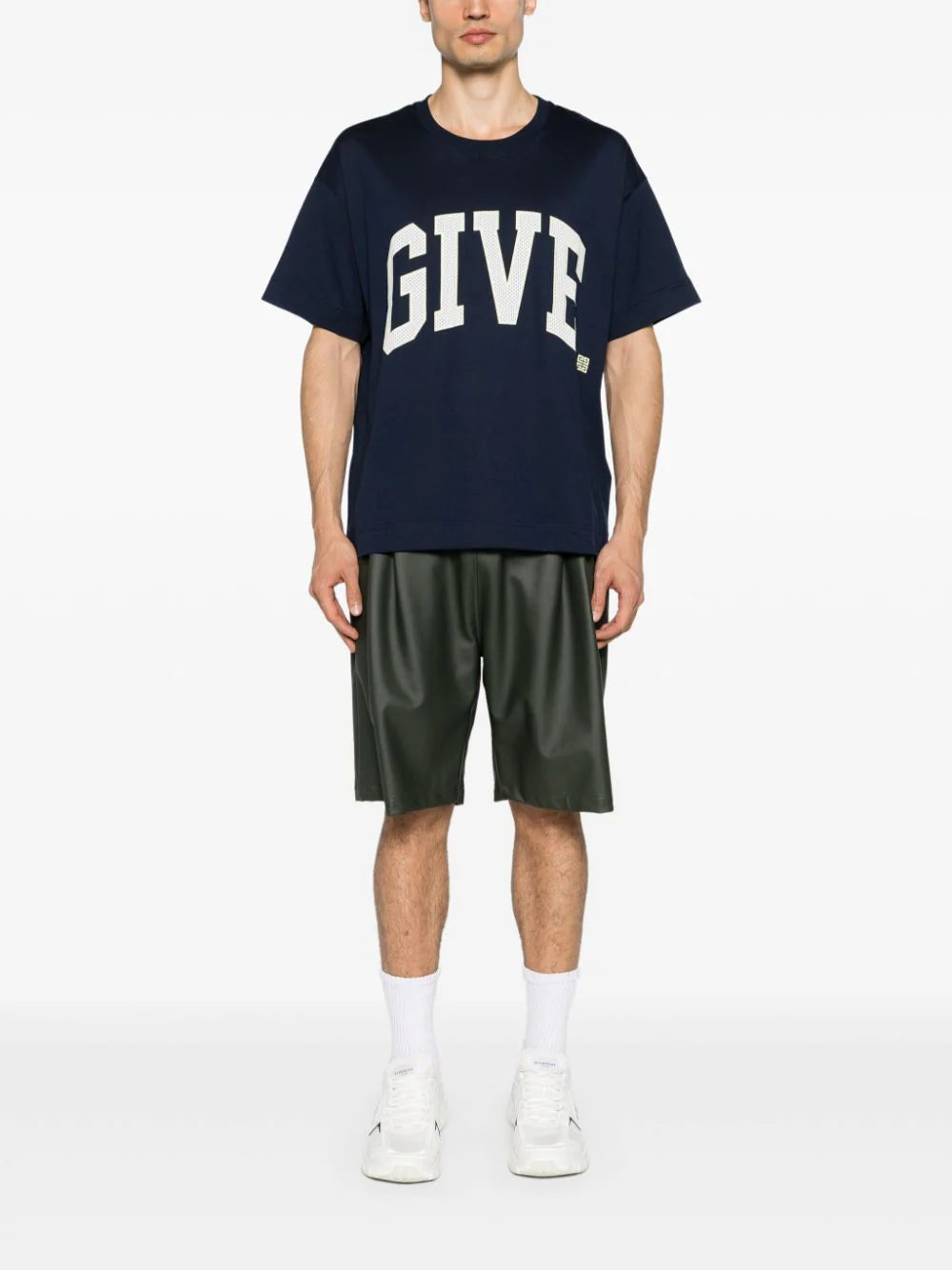 Givenchy Givenchy college boxy fit t-shirt in cotton Offerta migliore