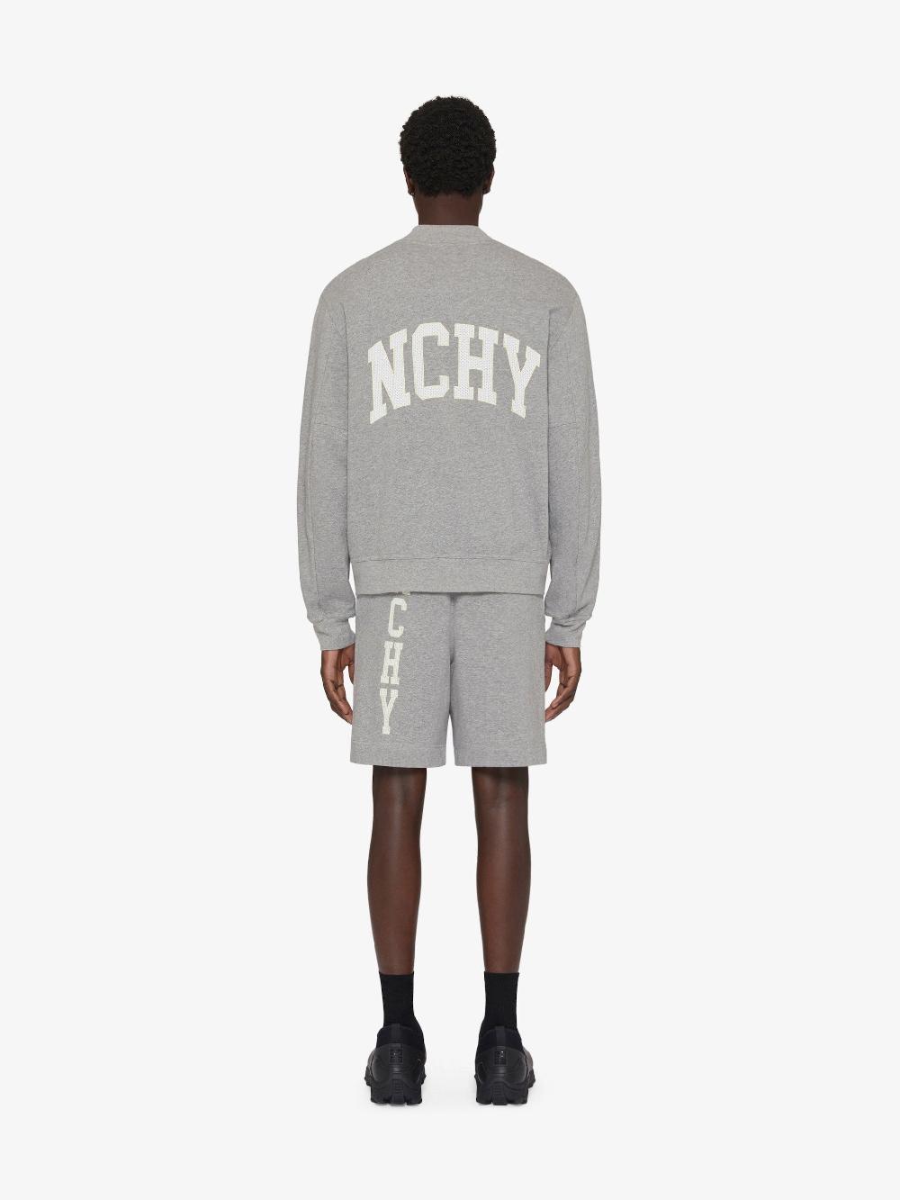 Givenchy Givenchy college bermuda shorts in fleece Offerte stagionali