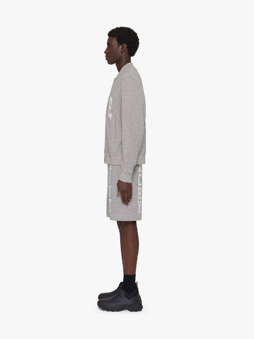 Givenchy Givenchy college bermuda shorts in fleece Offerte stagionali