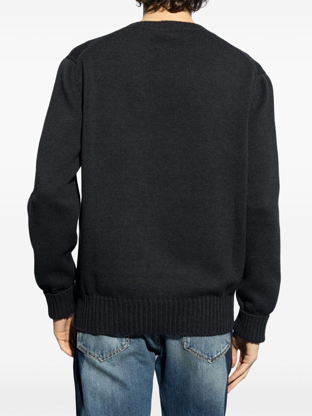 Alexander McQueen Pullover girocollo mcqueen graffiti Offerte giornaliere