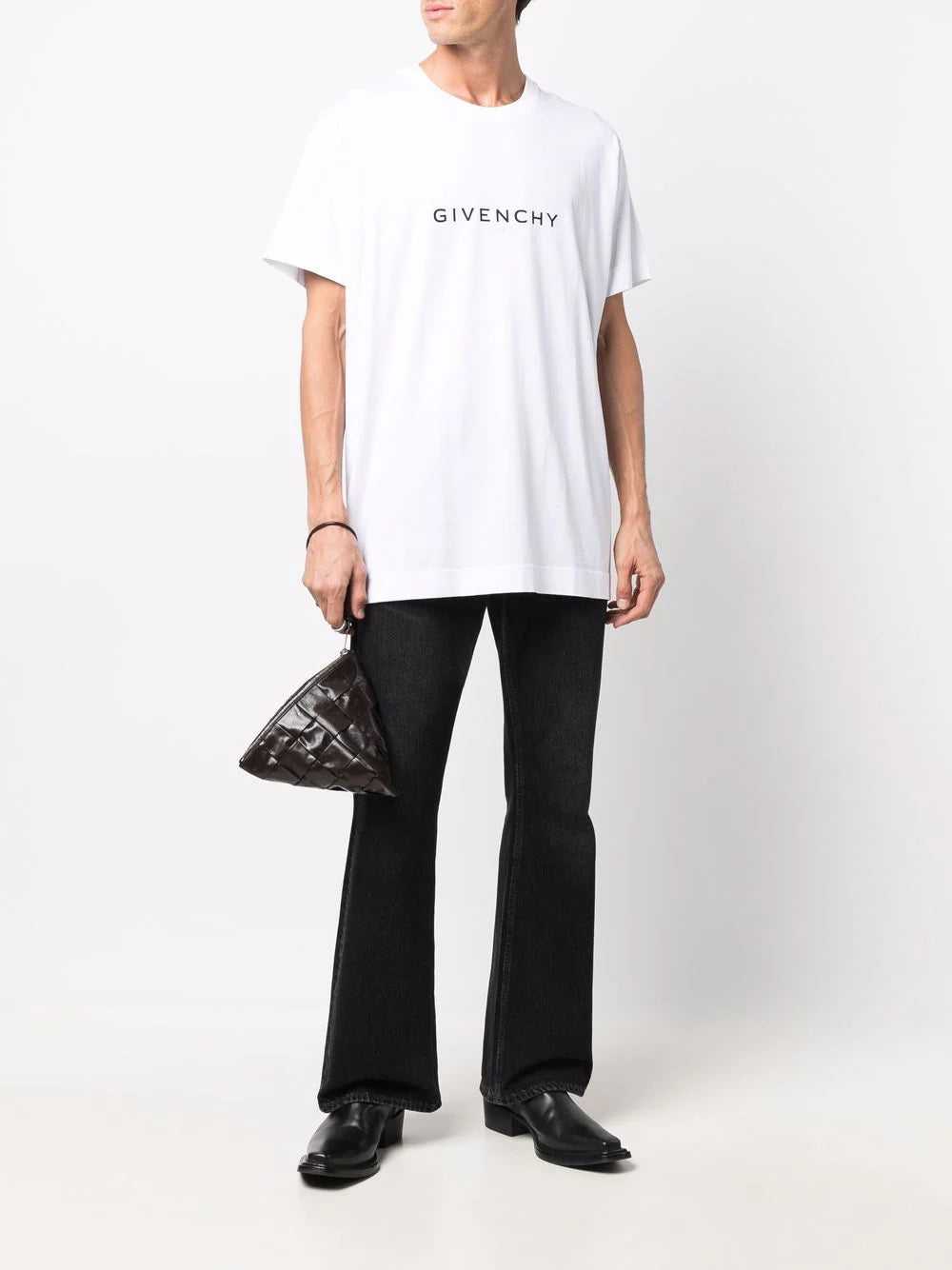 Givenchy Givenchy reverse oversized t-shirt in cotton Prezzo basso