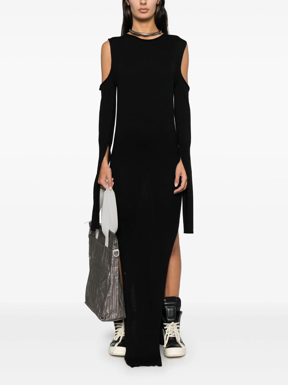 RICK OWENS Cape sleeve dress Officina