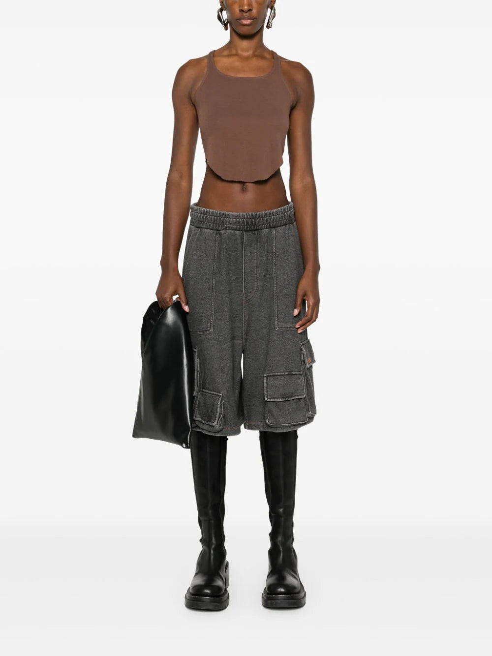 Rick Owens DRKSHDW Basic tank cropped Qualità