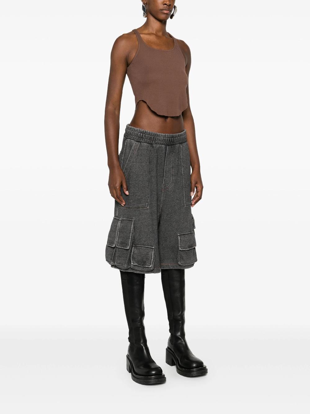 Rick Owens DRKSHDW Basic tank cropped Qualità