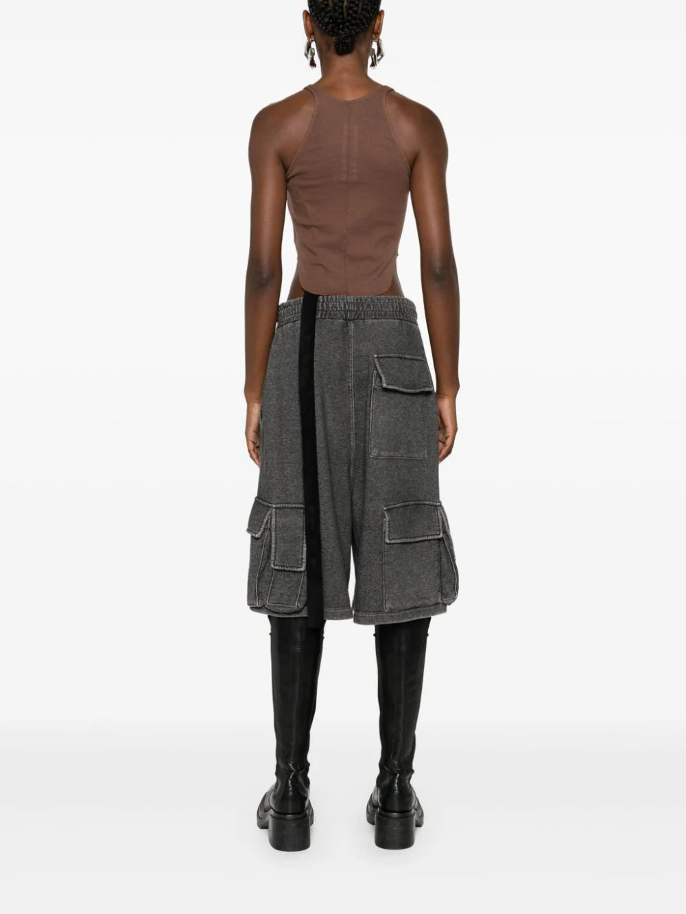 Rick Owens DRKSHDW Basic tank cropped Qualità