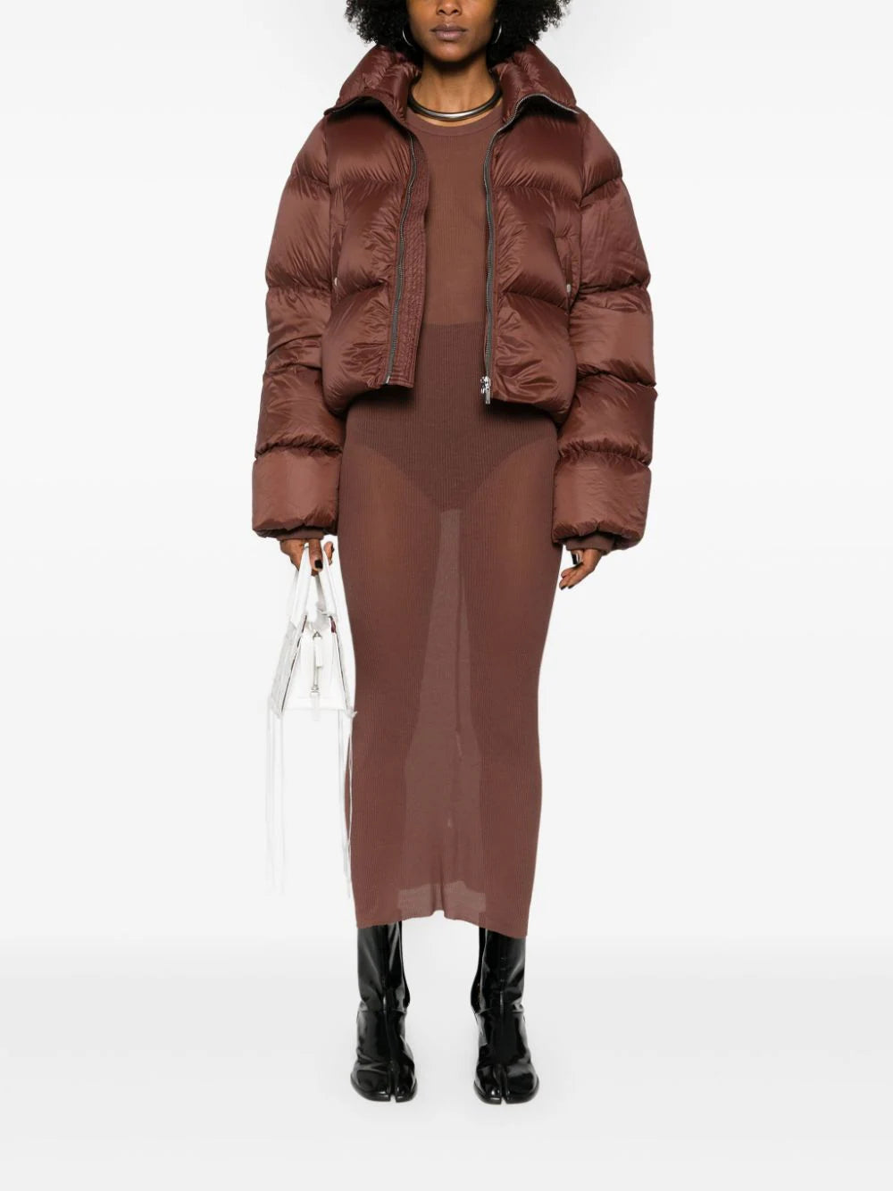 RICK OWENS Turtle jacket in recycled nylon Pezzi Unici