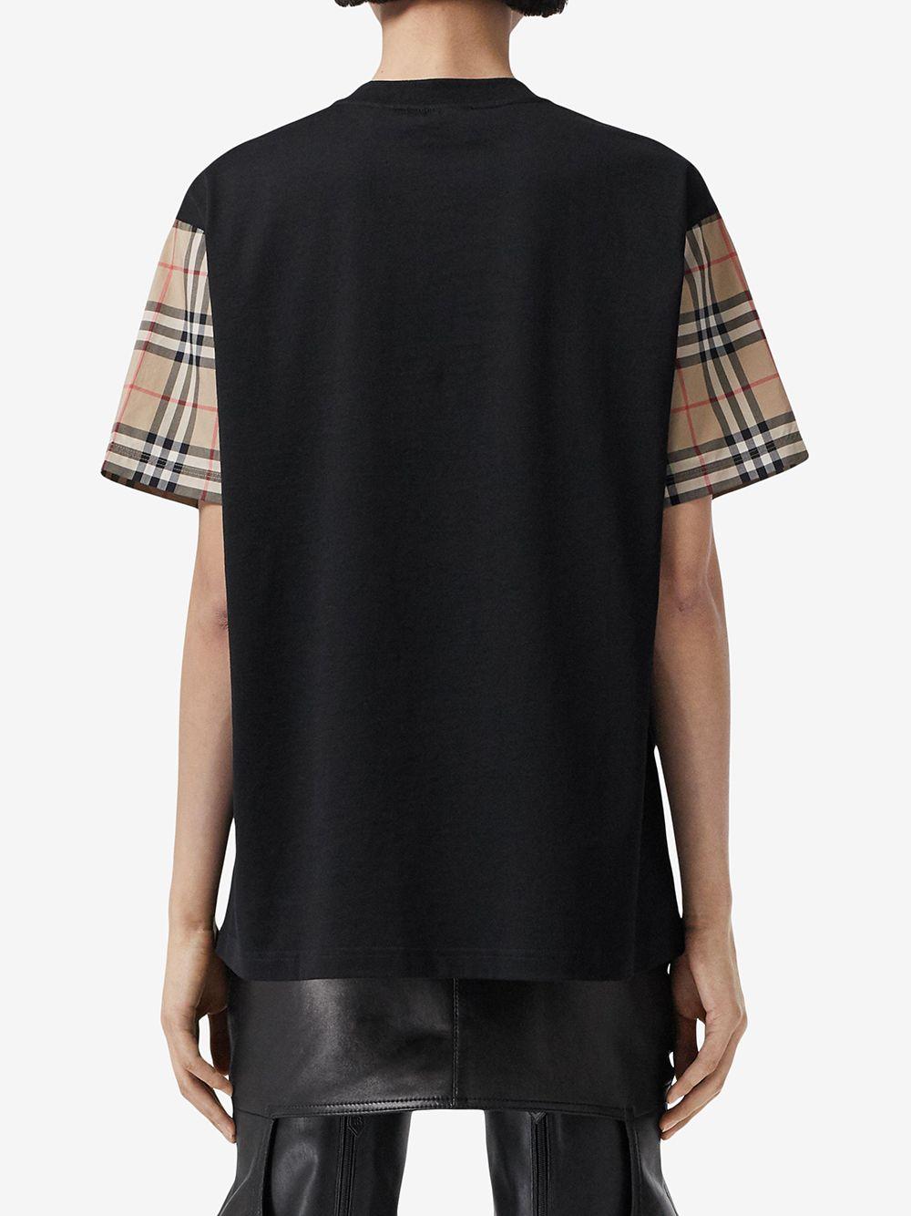 Burberry Cotton t-shirt with sleeves Moda