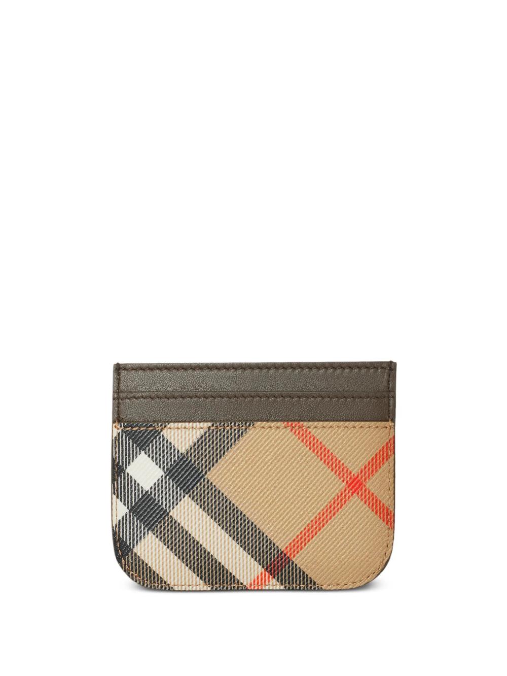 Burberry Check credit card holder Offerta speciale