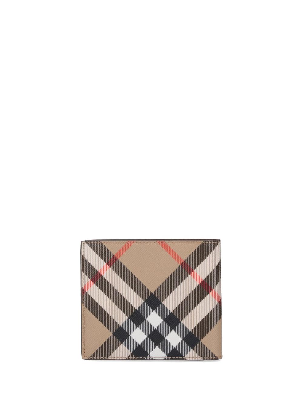 Burberry Check bifold wallet Fornitura limitata
