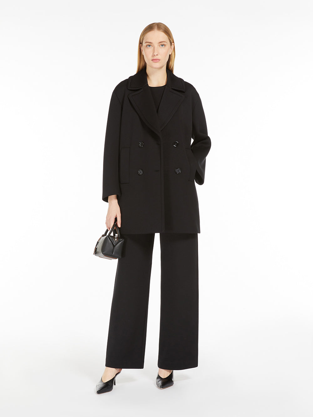 S Max Mara Gradi pea coat Offerta natalizia
