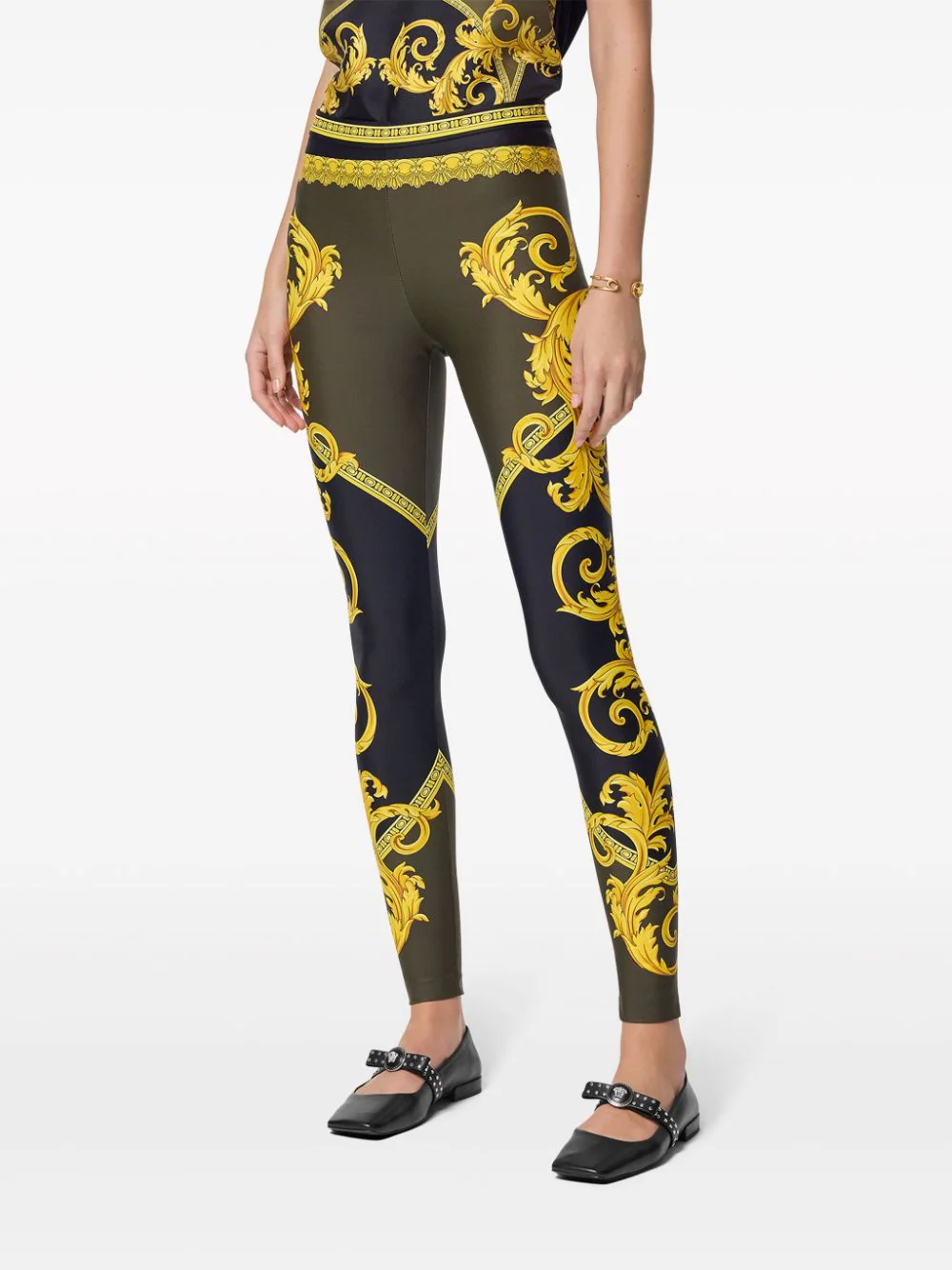 VERSACE Leggings la coupe des dieux Offerta Giorno del Papà
