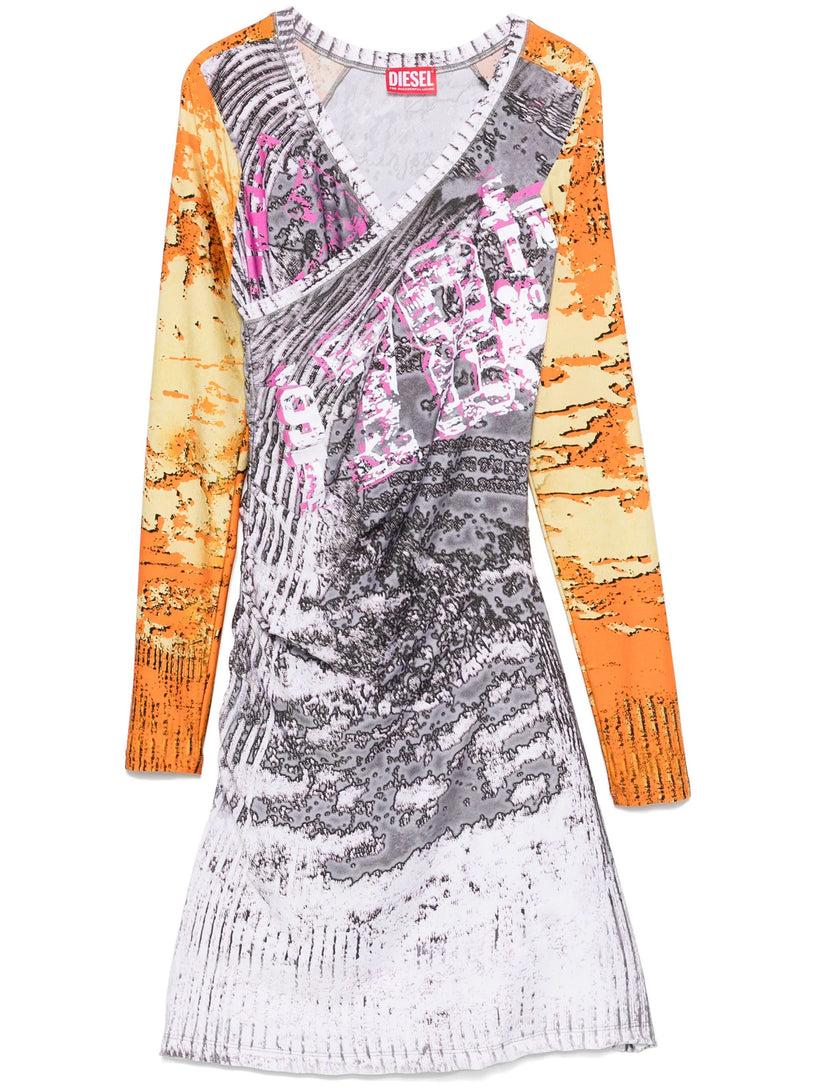 DIESEL D-zenyd dress Smaltimento dello stoccaggio