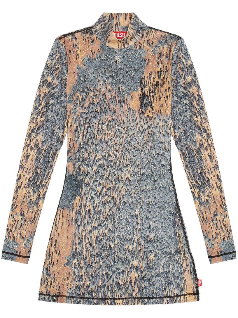 DIESEL D-eleo-short dress Offerta migliore