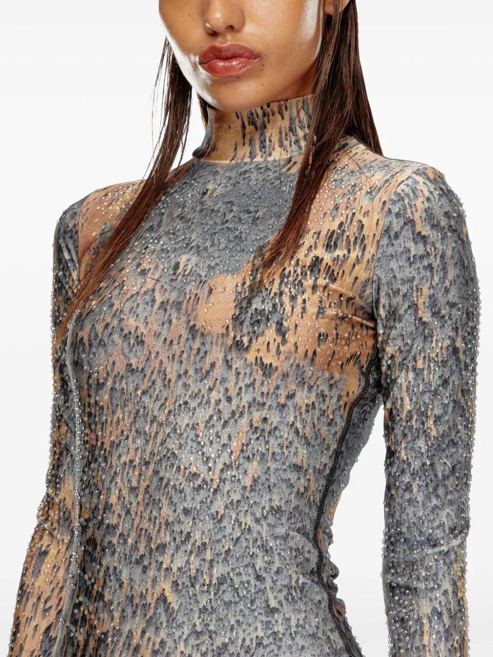 DIESEL D-eleo-short dress Offerta migliore