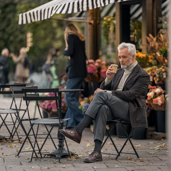 Rota Winter Milano medium grey wool trousers Nuova