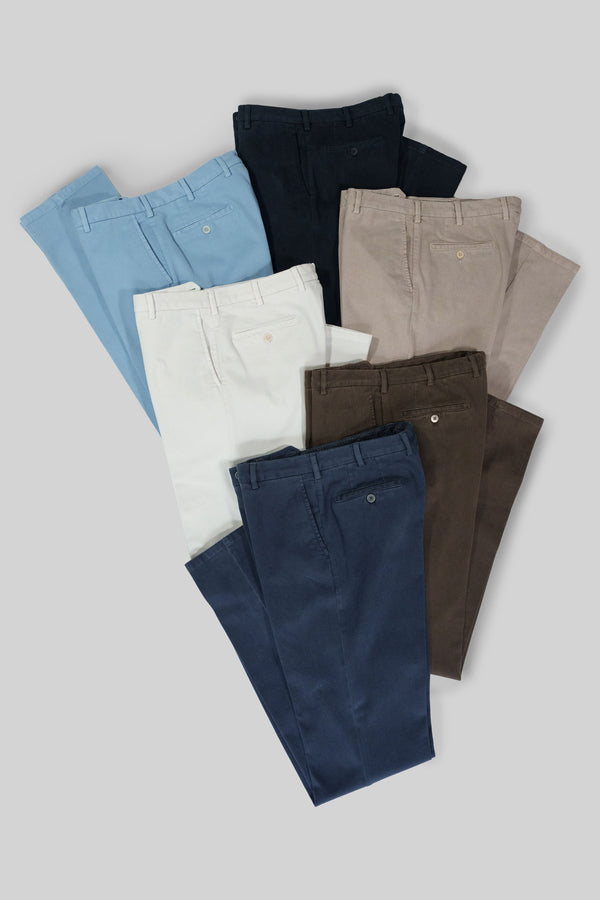 Rota Sport Winter Denim blue cotton elastan sport trousers Moda