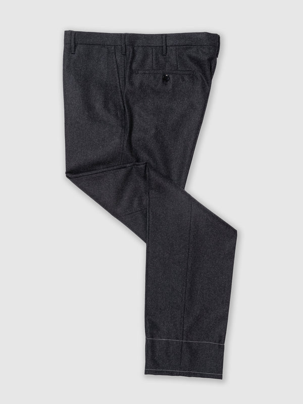 Rota Winter Dark grey flannel trousers Promozione