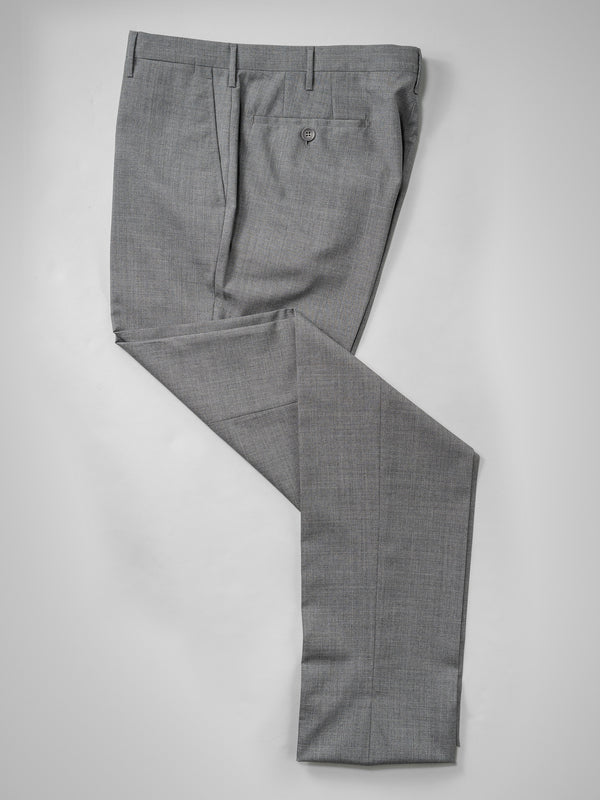 Rota Summer Light grey pair of regular fit wool trousers Fino Al -60%
