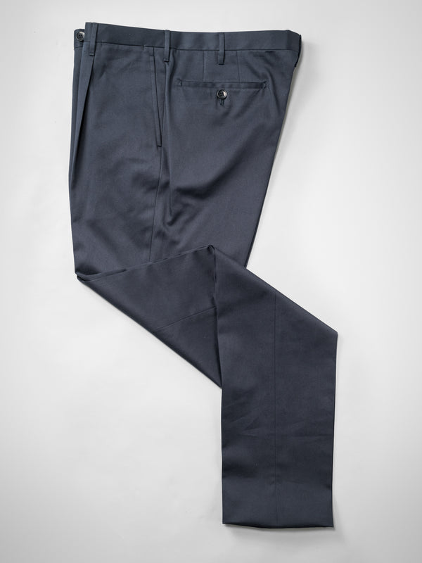 Rota Four Seasons Dark blue pair of regular fit cotton trousers Convenienza