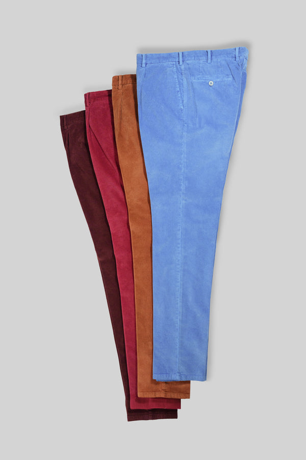 Rota Sport Winter Cherry corduroy sport trousers 1 pleat Novità