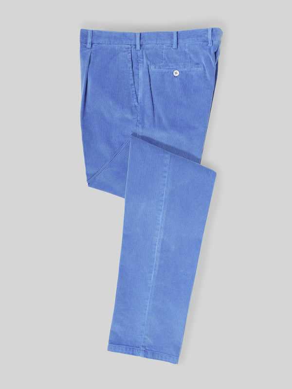 Rota Sport Winter Cobalt corduroy sport trousers 1 pleat Presa