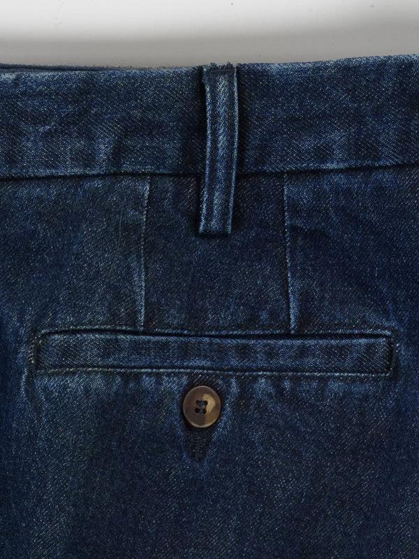Rota Sport Winter Dark blue denim cotton sport trousers In Vendita