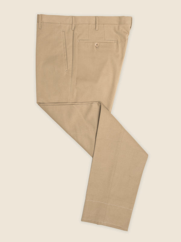 Rota Winter Beige cotton elastan trousers Moda