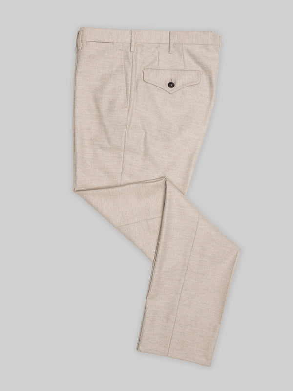 Rota Winter Light beige herringbone flannel trousers 2025