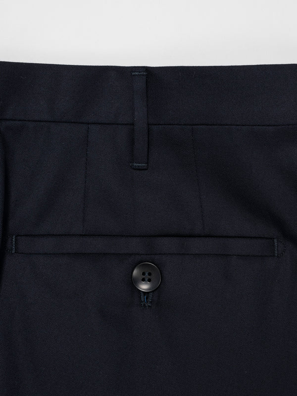 Rota Summer Dark blue pair of regular fit lightweight supima cotton trousers Qualità