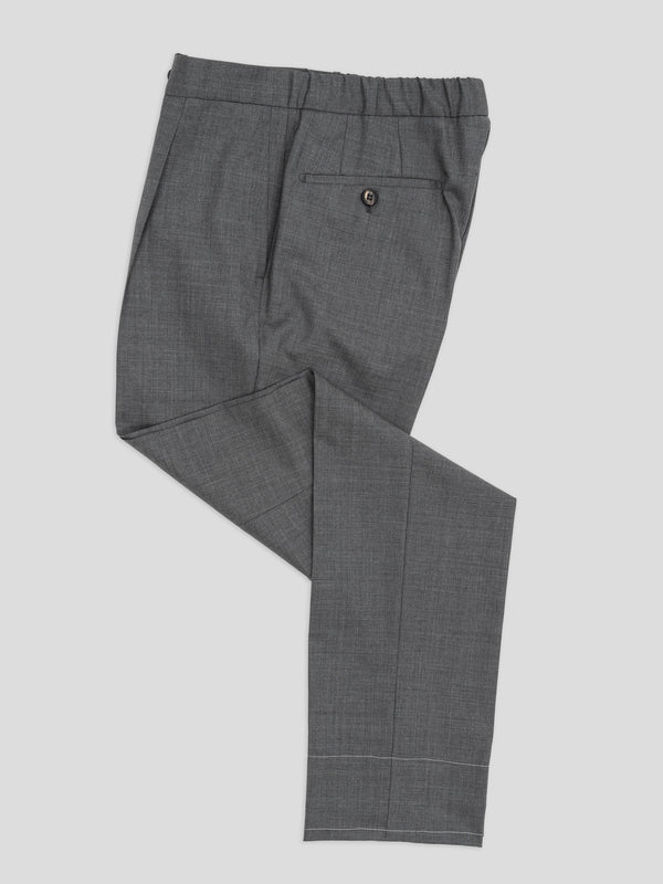 Rota Summer elastic belt wool trousers 1 pleat Vendita
