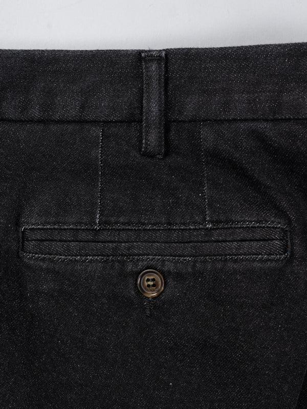 Rota Sport Winter Black denim cotton sport trousers Negozi Online
