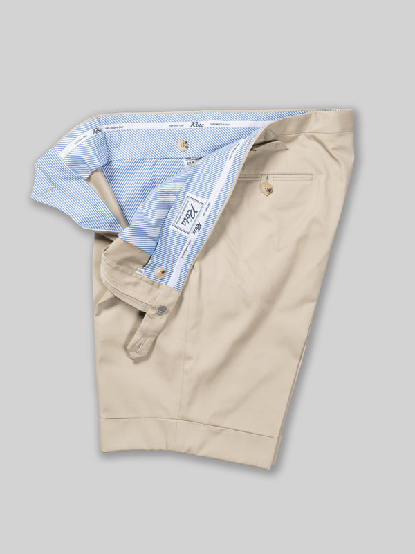 Rota Summer Beige pair of regular fit cotton bermuda Consegna Veloce
