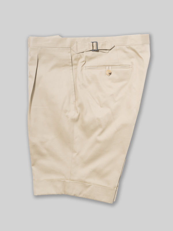 Rota Summer Beige pair of regular fit cotton bermuda Consegna Veloce
