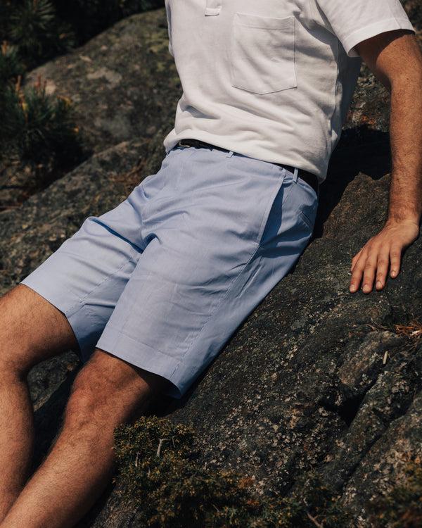 Rota Summer Sky blue pair of regular fit cotton bermuda Shopping Online