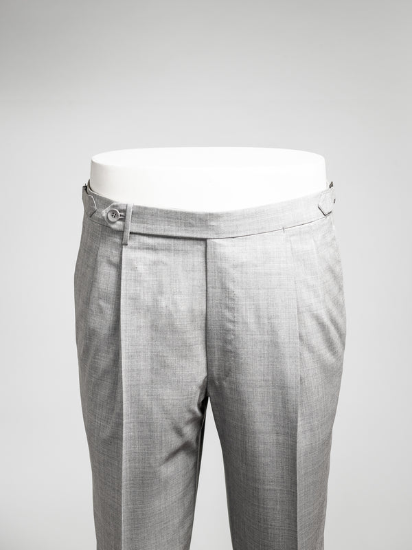 Rota Summer Light grey pair of regular fit wool trousers