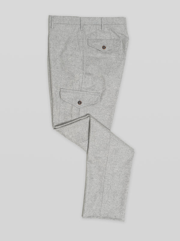 Rota Winter Light grey melange flannel cargo pockets Outlet