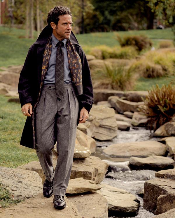 Rota Winter New York flannel wool trousers Saldi
