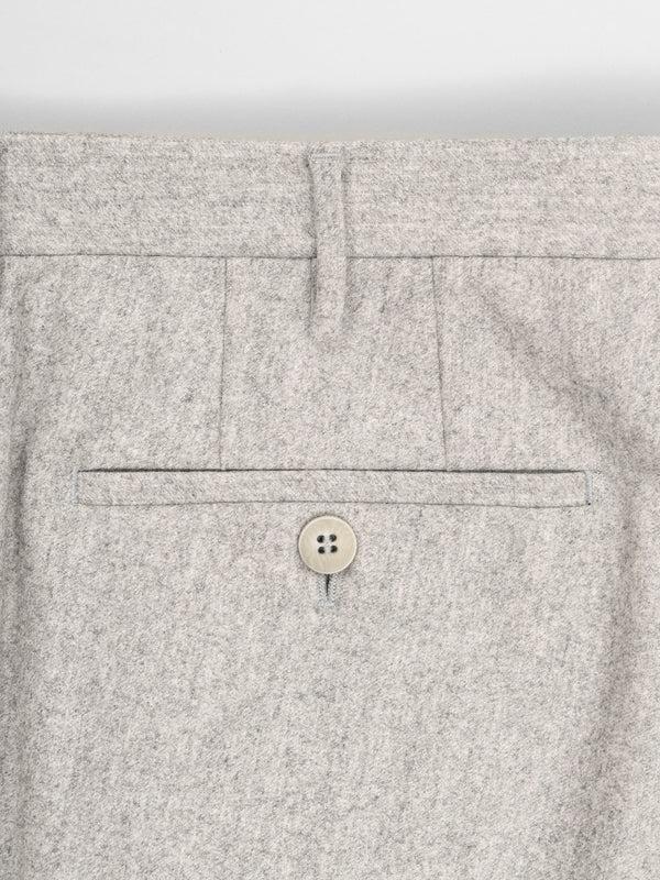 Rota Winter Light grey pair of regular fit wool flannel trousers 2025