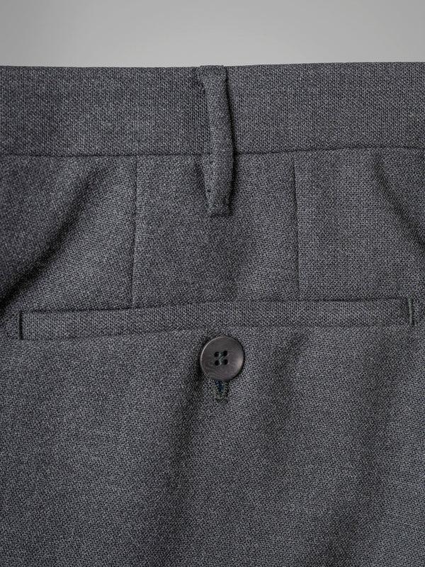 Rota Winter Dark grey pair of regular fit four ply wool trousers Vendita