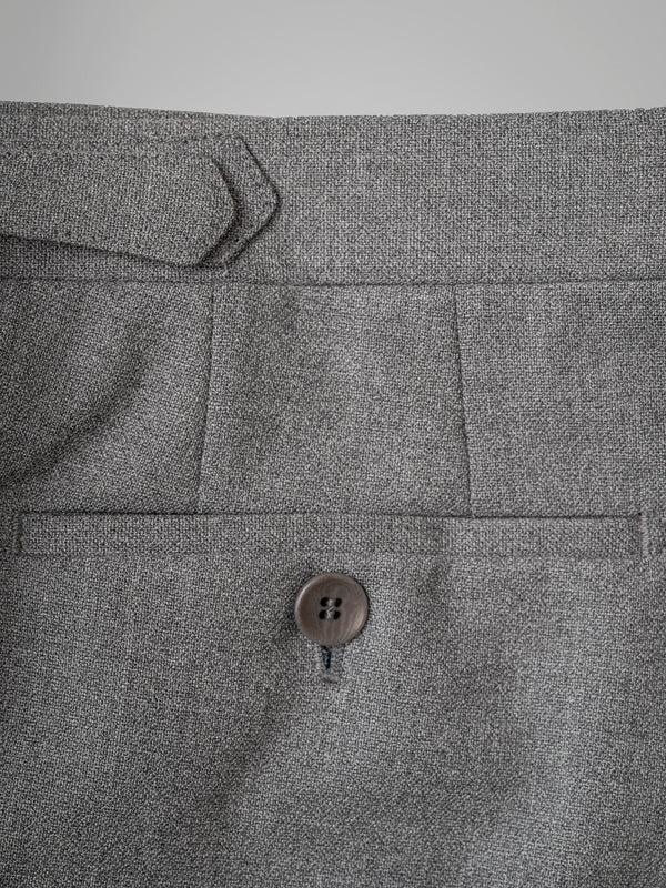 Rota Winter Light grey pair of regular fit fourply wool trousers Promozione