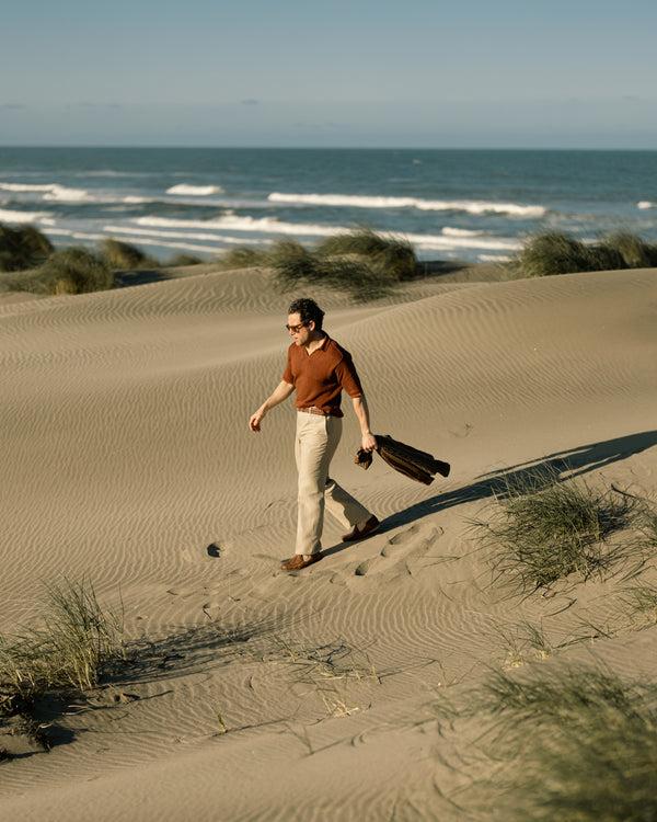 Rota Summer Roma light beige linen trousers Pezzi Unici