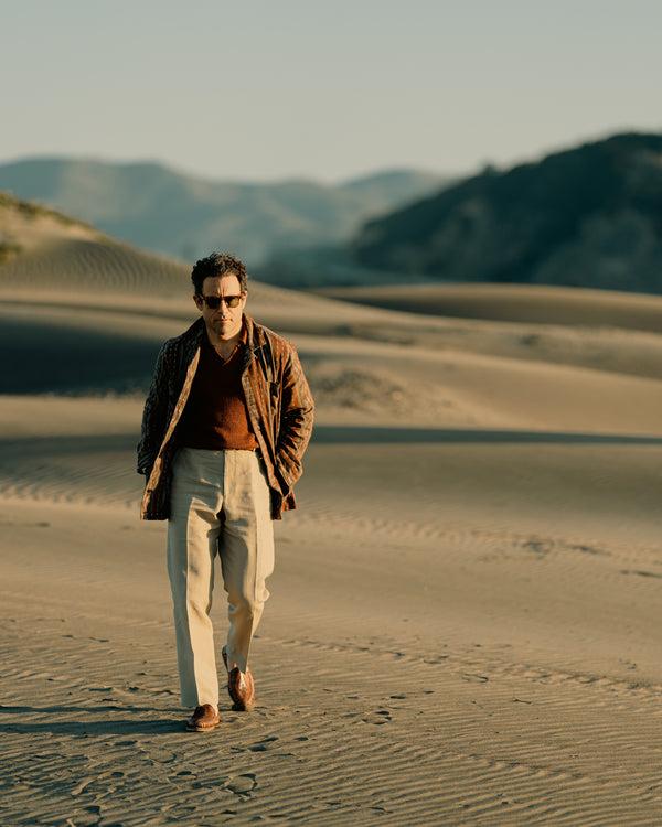 Rota Summer Roma light beige linen trousers Pezzi Unici