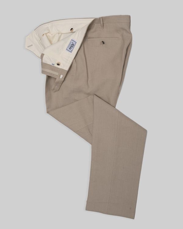 Rota Summer Roma light beige linen trousers Pezzi Unici