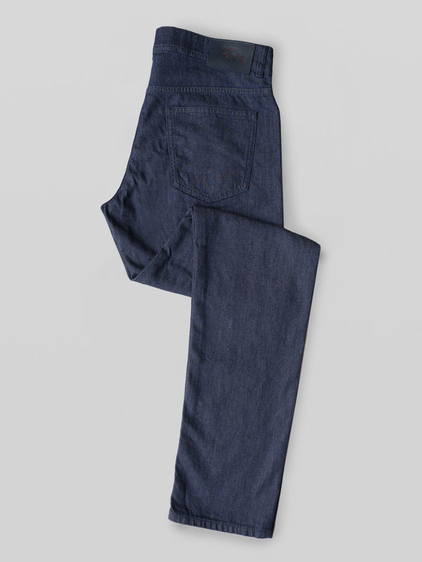 Rota Sport Summer Dark blue denim cotton 5 pockets trousers Online