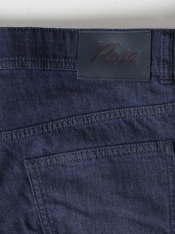 Rota Sport Summer Dark blue denim cotton 5 pockets trousers Online