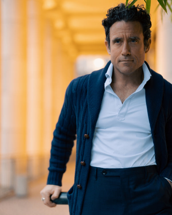 Rota Summer Roma dark blue wool trouser Trasporto libero internazionale