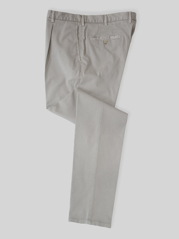Rota Sport Summer Light beige cotton supima sport trousers 1 pleat Vendita Economica